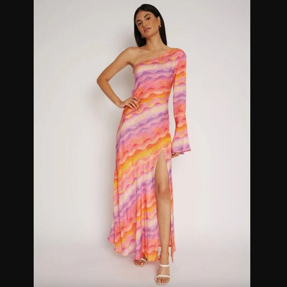 Rahi Sienna Dress in Sunset Waves size XS - Picture 1 of 13